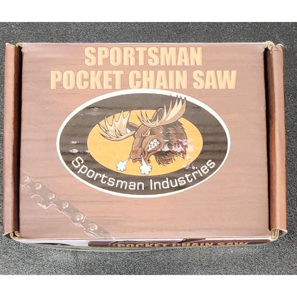 Sportsman Industries Pocket Chain Saw 36 IN Comes With Emergency Fire Starter